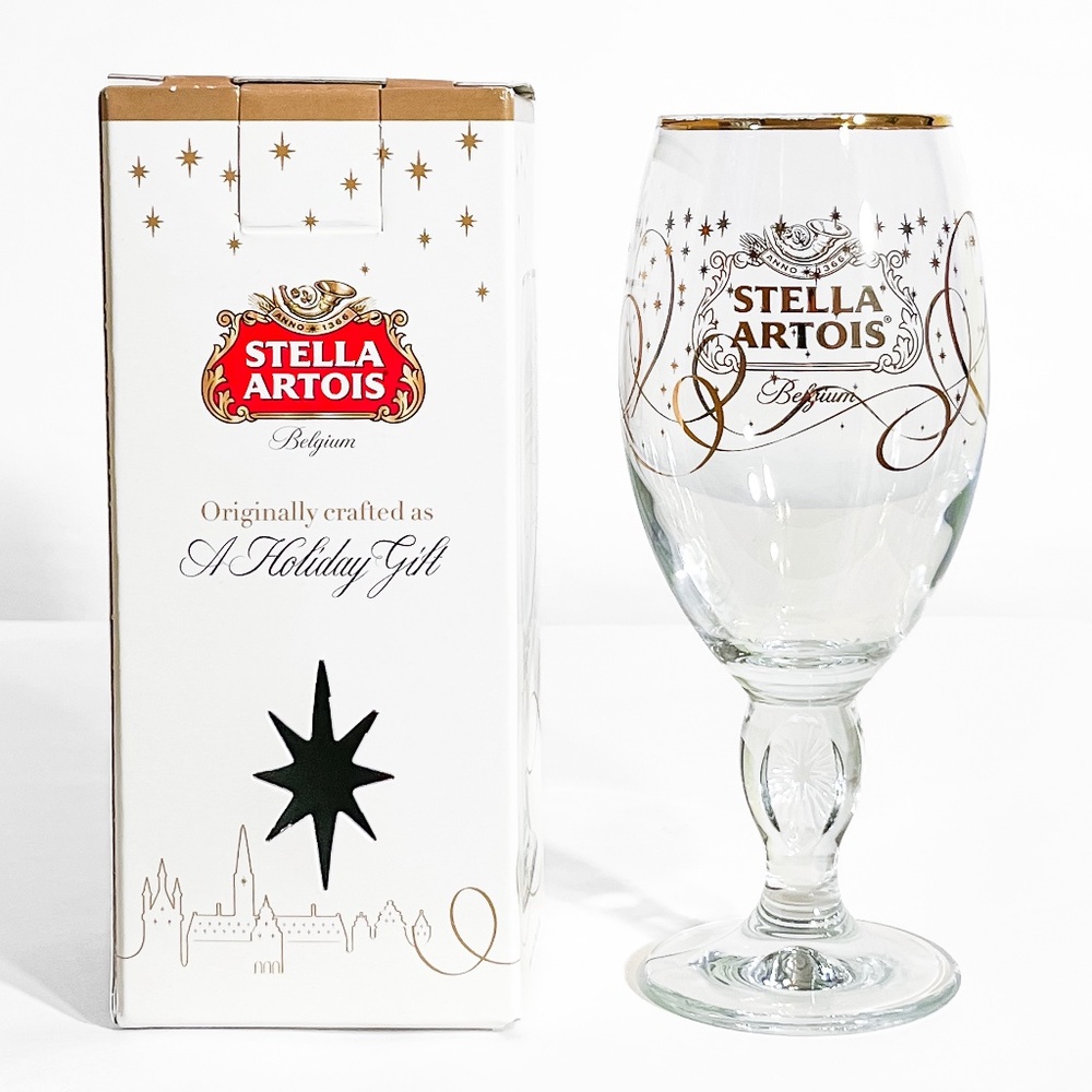 Stella Artois Beer Chalice, Limited Holiday Edition